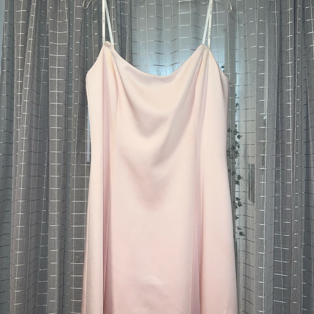 Blush Pink Strapless Dress